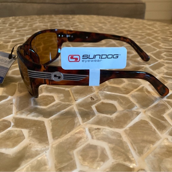 NEW! Sundog Eyewear Delta-Mela-Lens sunglasses in ‘tortoise brown’ - Picture 2 of 7